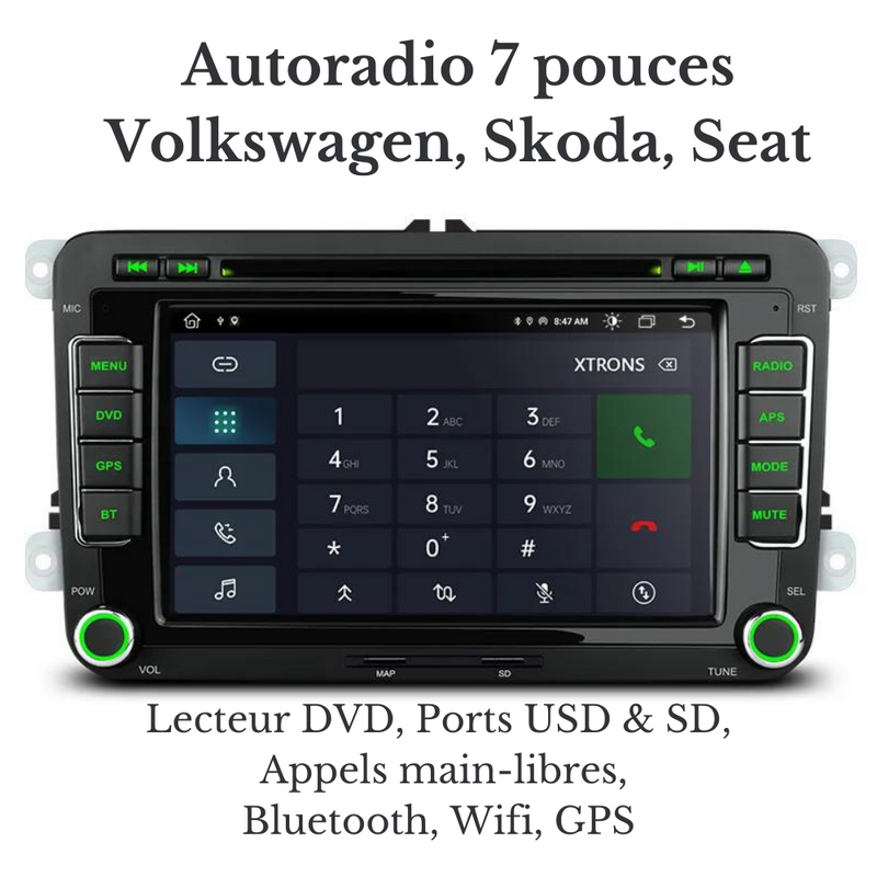 Autoradio 7" pour Volkswagen