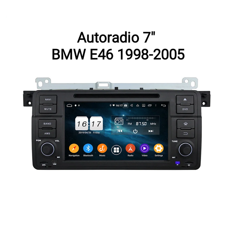 Autoradio BMW e46 - 7 pouces