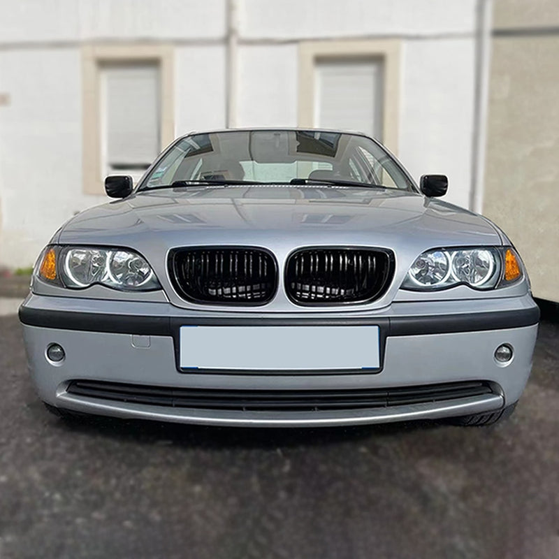 Calandre E46 2 portes -03 phase 1 chromé ( le jeu ) BMW - - AS Auto