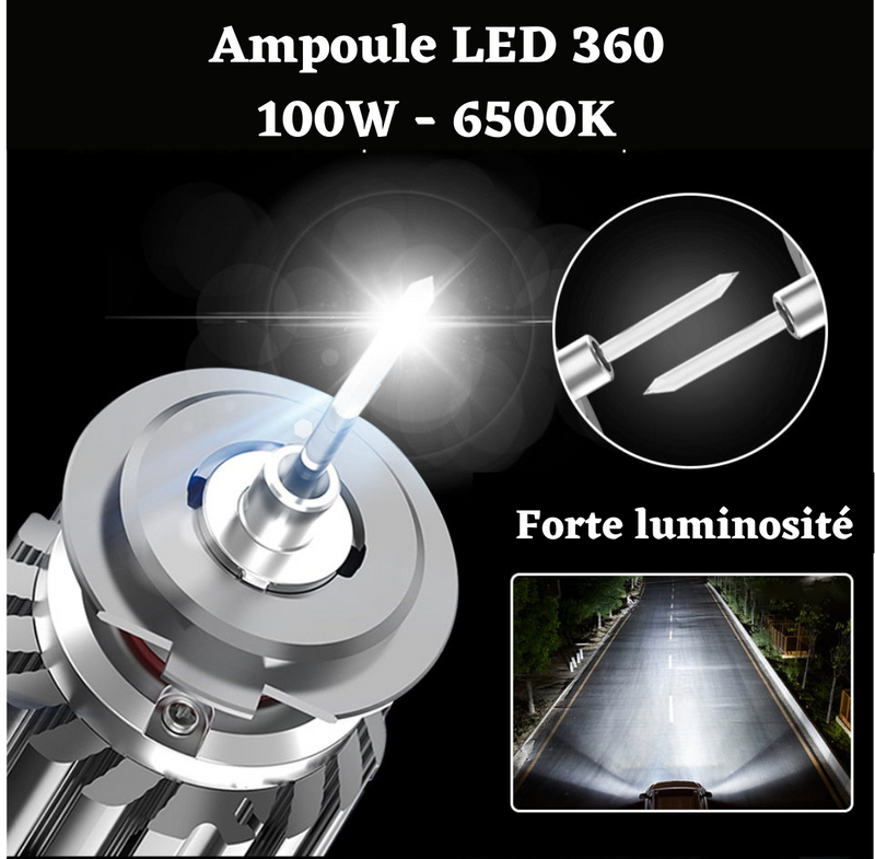 Ampoules LED 360 - Luminosité blanche