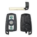 Coque de clé à boutons pour BMW